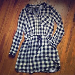 Gap Plaid Shirt Dress NWT